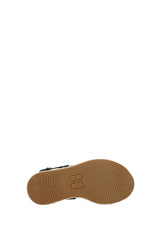 Hogan sandals women leather black